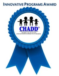 CHADD Innnovative Programs Award - 2x2.6 - 150 dpi
